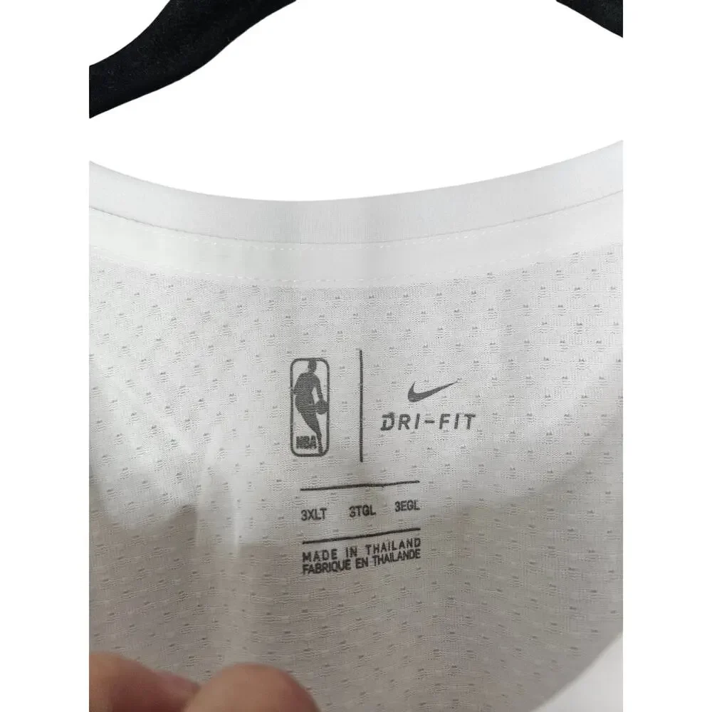 NEW Nike 3XLT Washington DC Wizards Basketball White T Shirt NBA Dri Fit